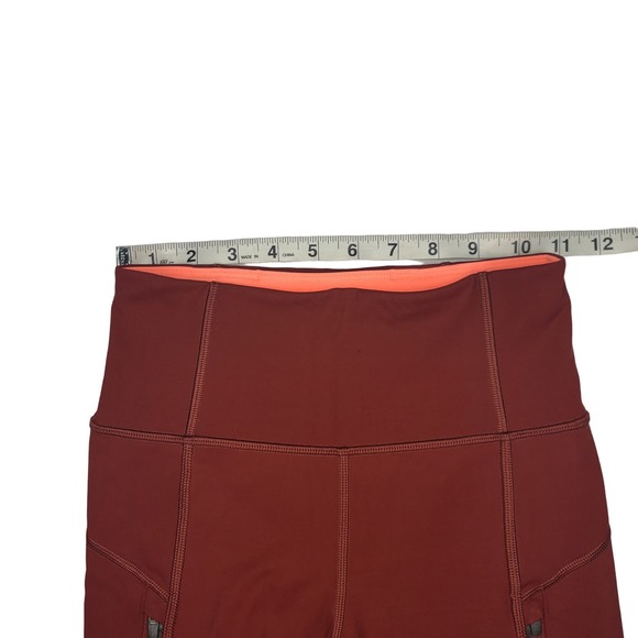 Athleta Rainier Tight In Ancient Mahogany - Picture 5 of 7